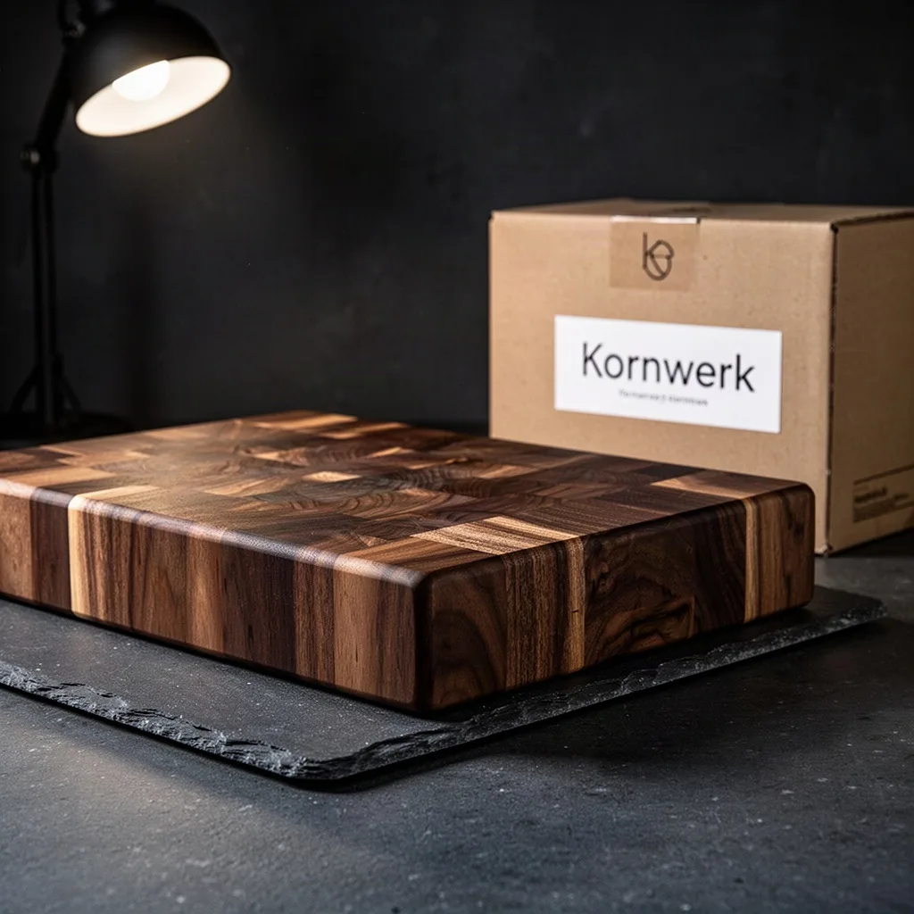 Kornwerk Hackblock Nussbaum Kompakt