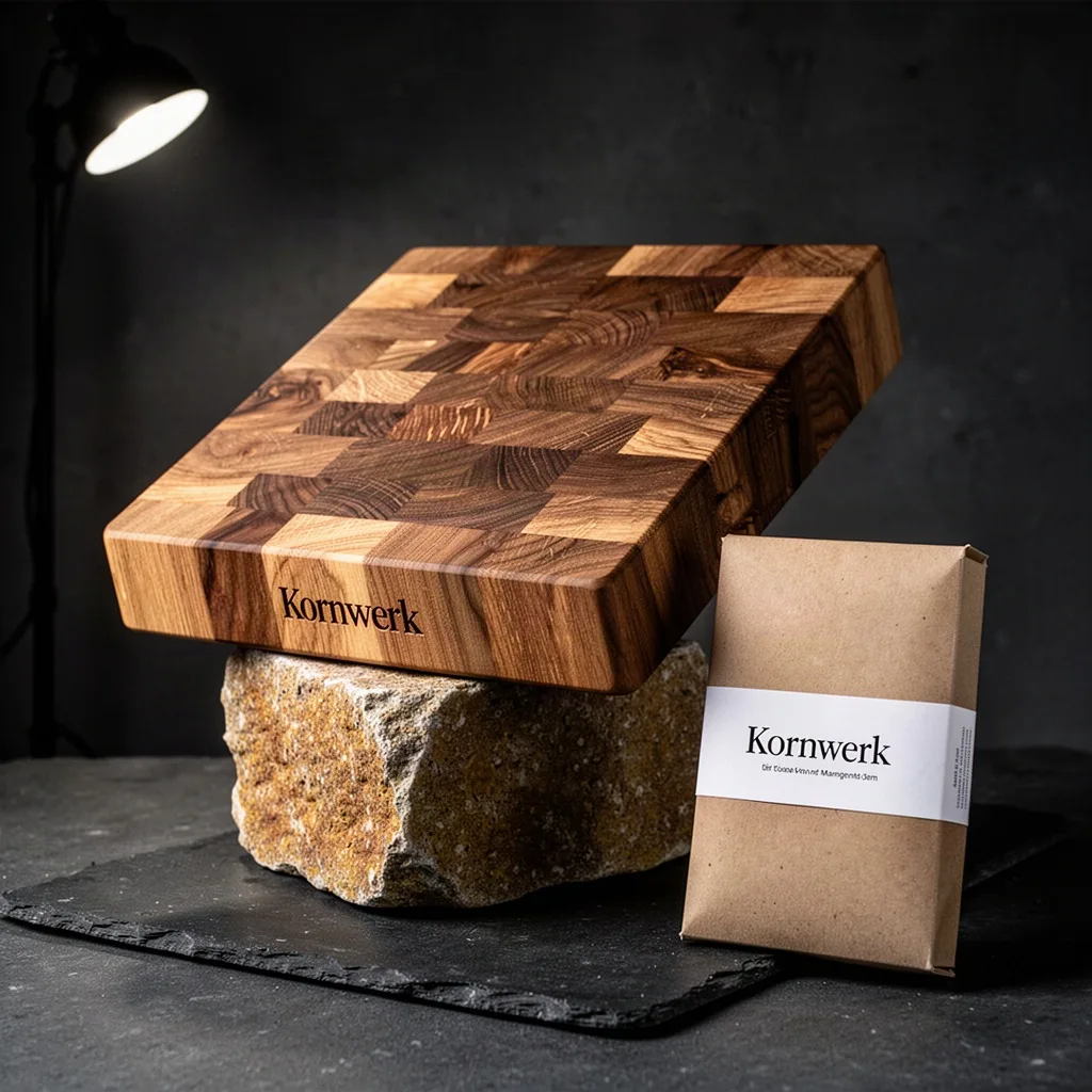 Kornwerk Stirnholzbrett Eiche Klassik